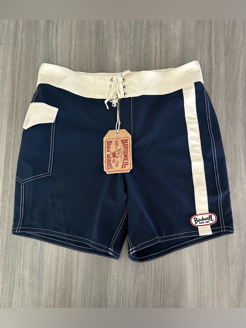 Birdwell Men’s 808 Mono Stripe Boardshorts